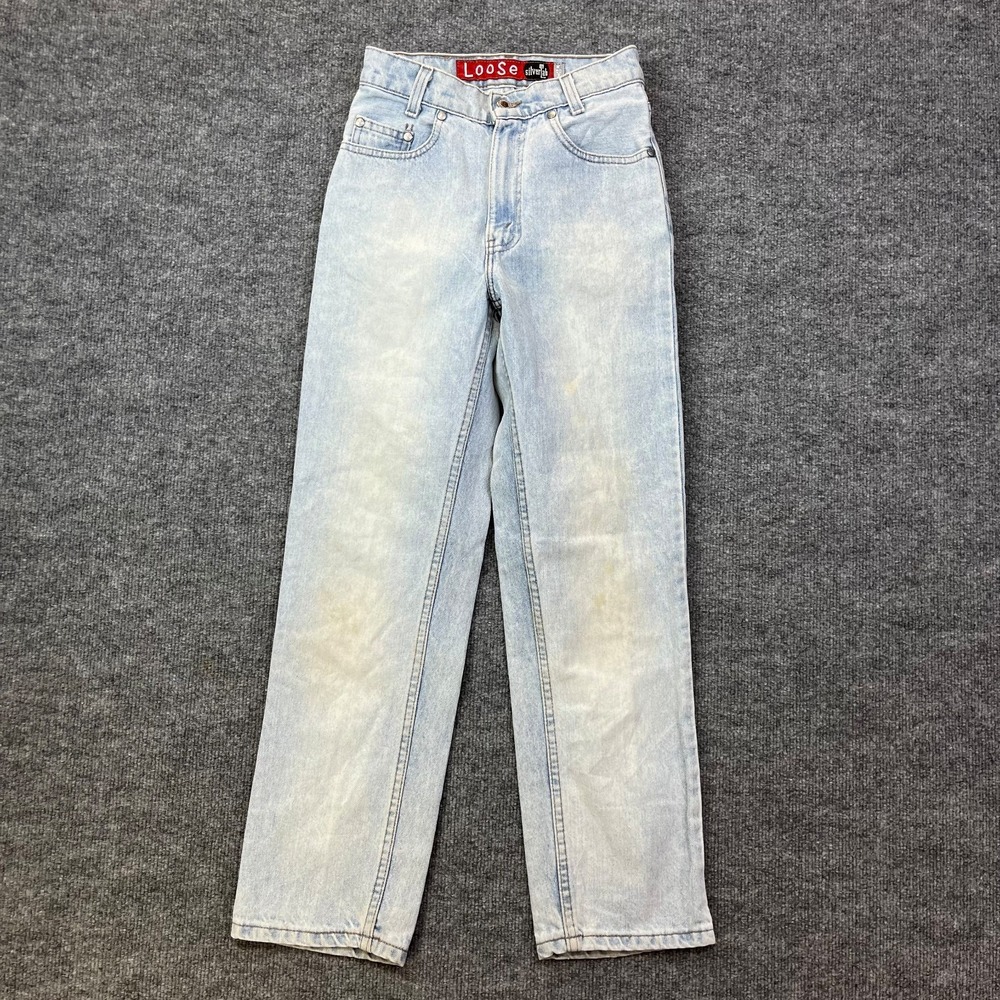 Vintage Levi's SilverTab Loose Fit Jeans Womens 14 Blue Denim USA Made - 25X26.5